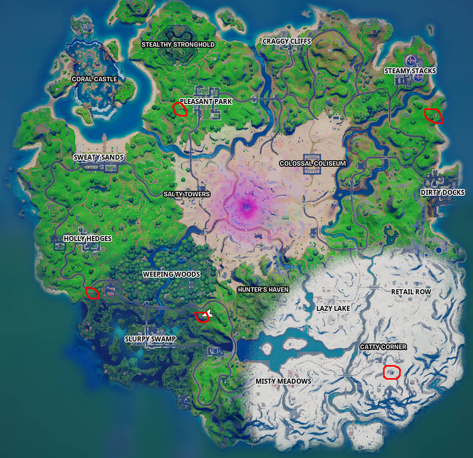 Snowmando Outpost Locations