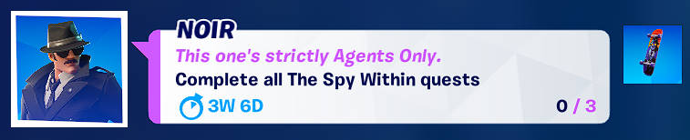 Complete all The Spy Within quests