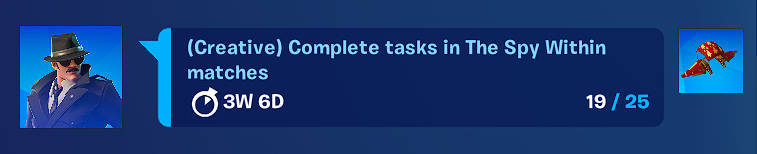 Complete tasks in The Spy Within matches