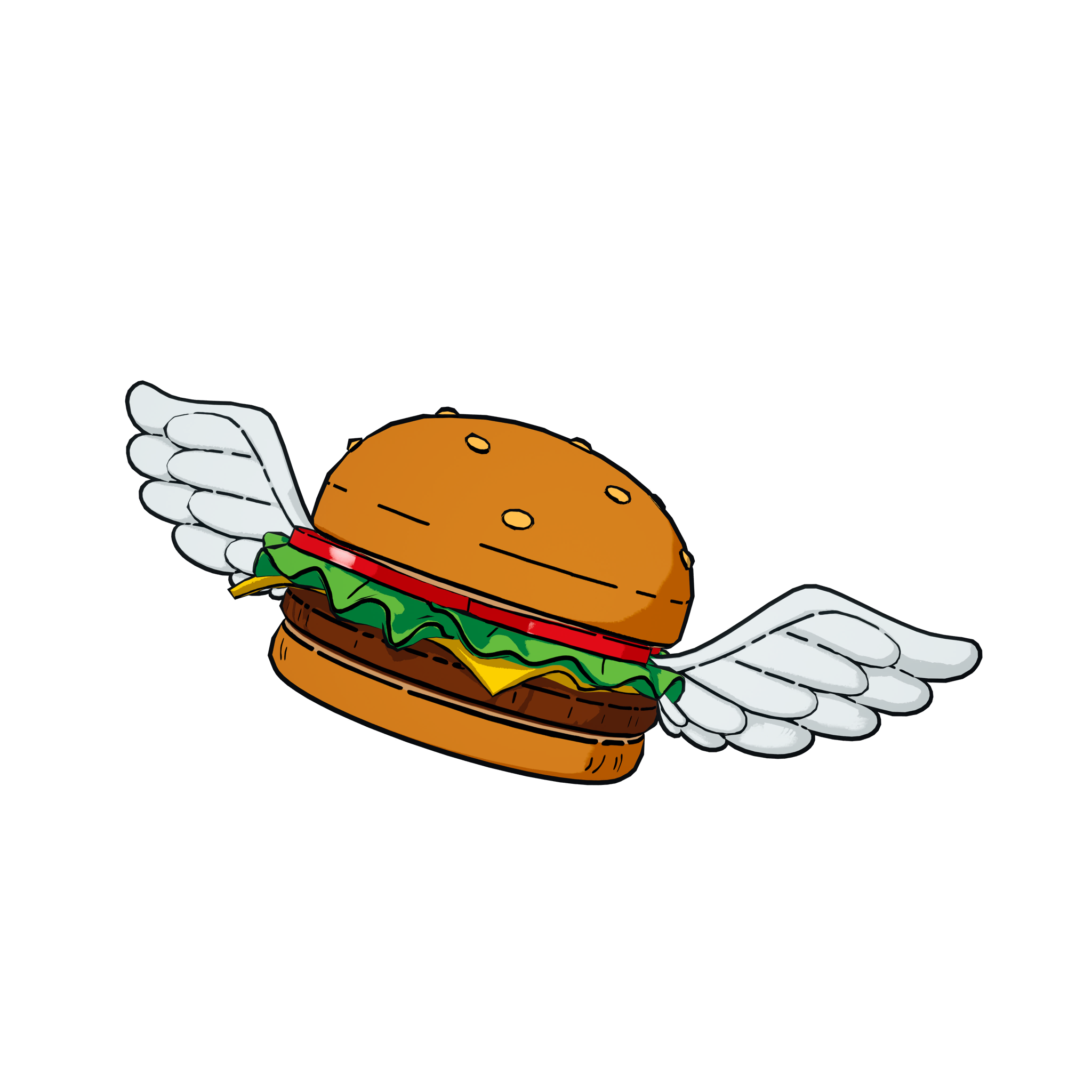 Flying Burger Backpack