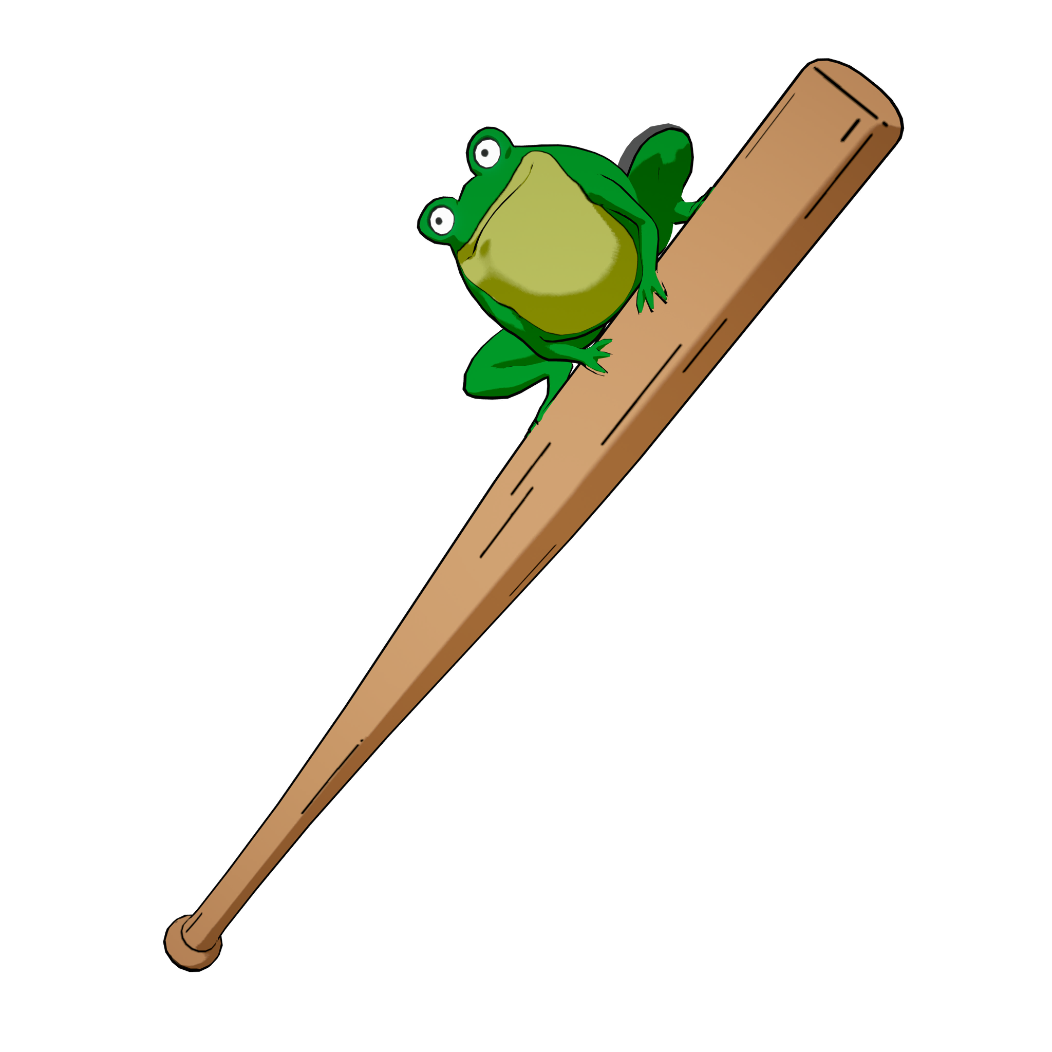 Frog Baseball Bat Pickaxe