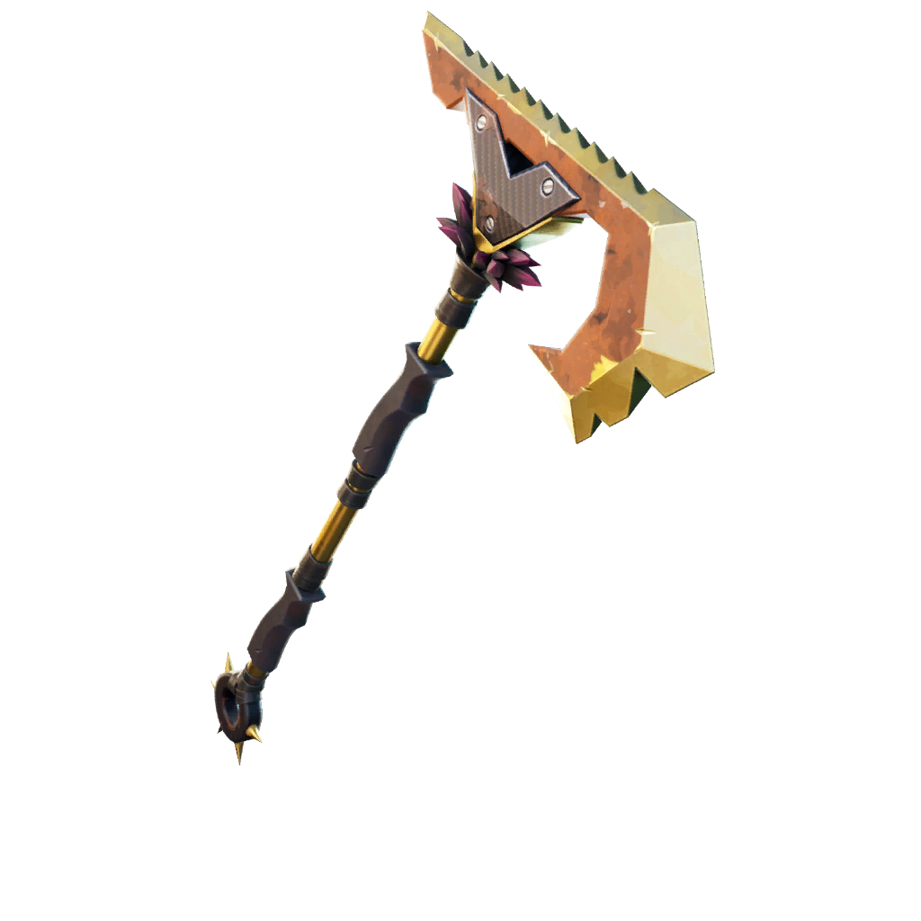 Weathered Gold Pickaxe