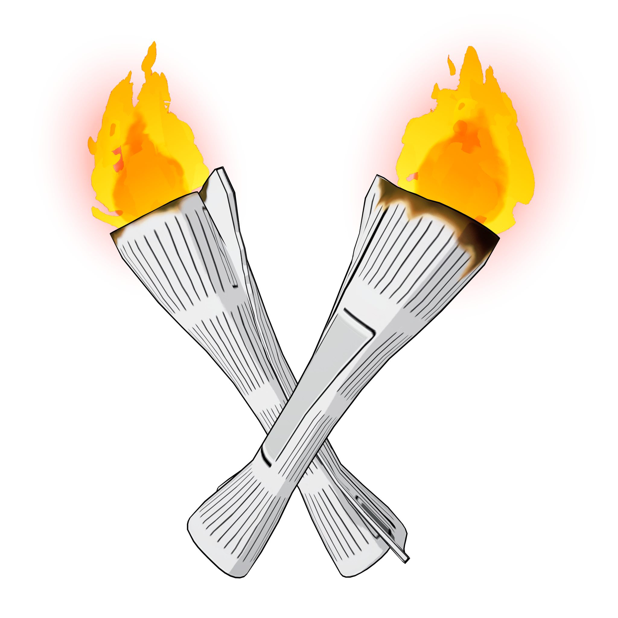 Flaming Newspapers Pickaxe