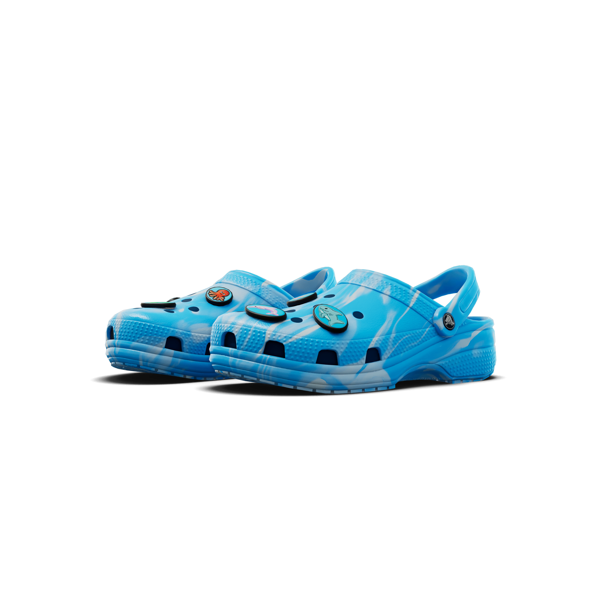 Crocs Classic Marbled Clog 'Tinted Glass'
