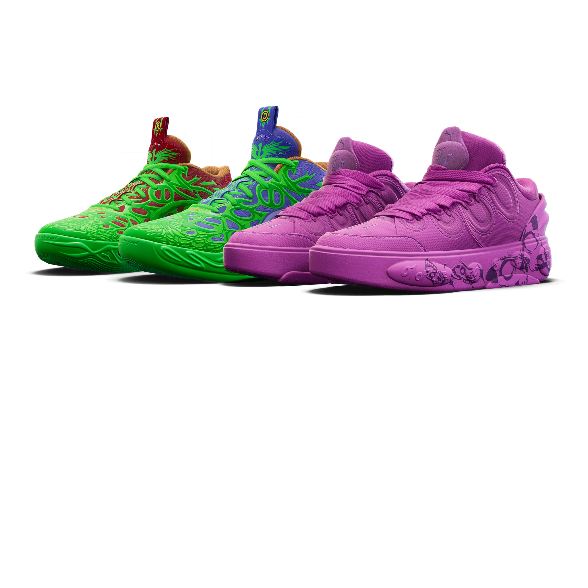 PUMA x LAMELO BALL x TMNT MB.04 'Raphael and Donatello' Shoes