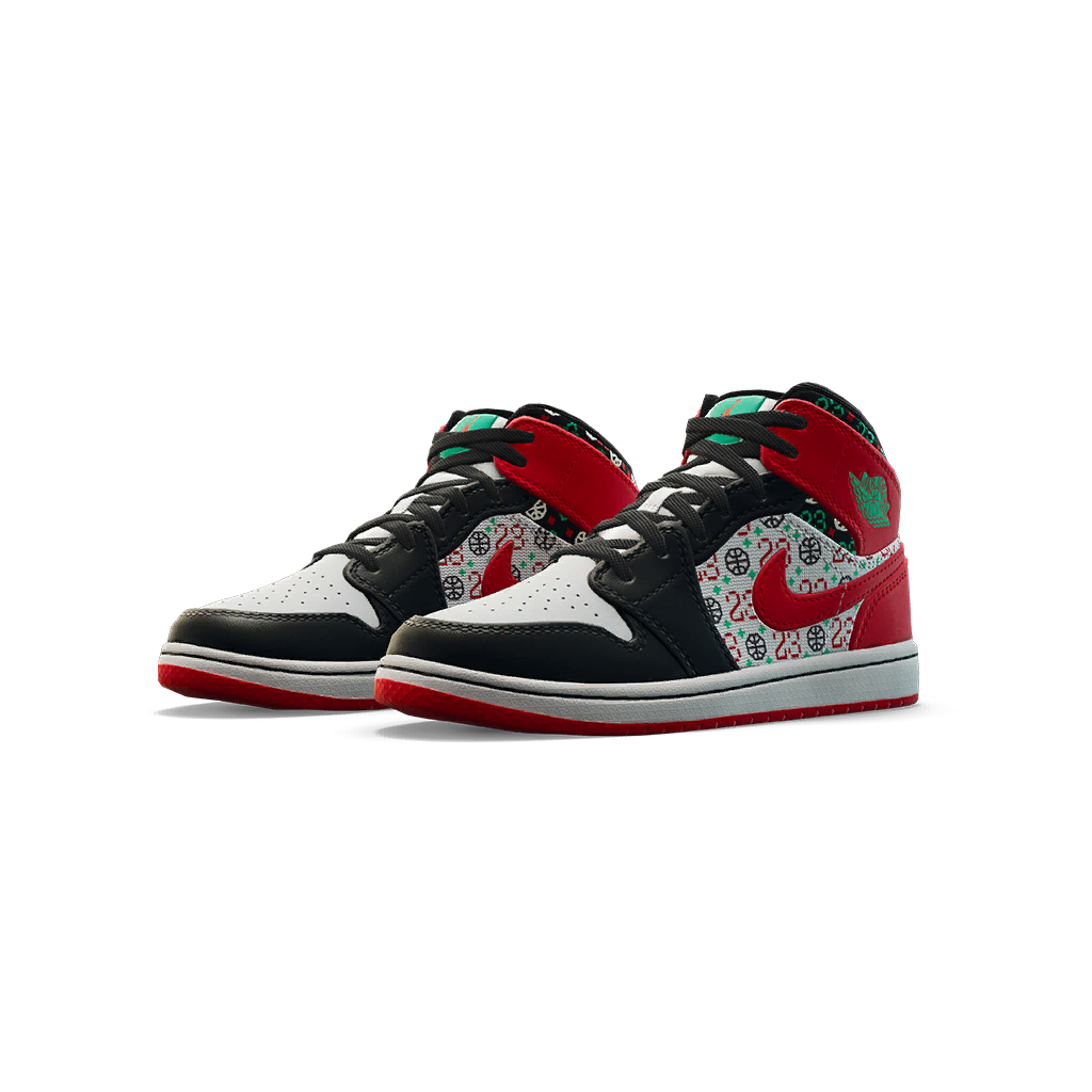 Air Jordan 1 Mid 'Ugly Christmas Sweater'