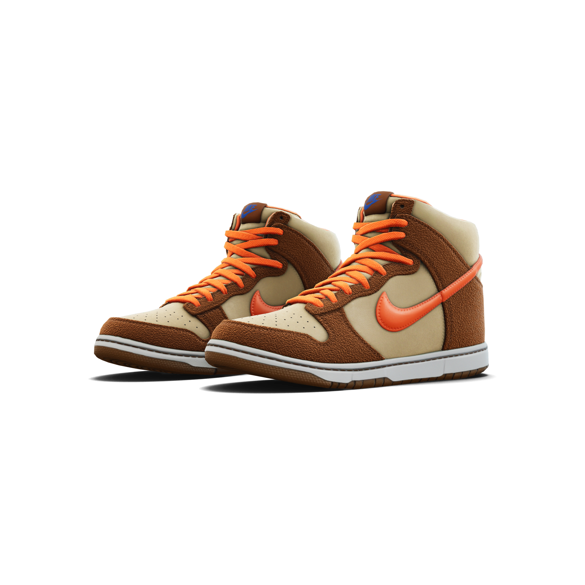 Nike Dunk High 'Beechtree/Orange Blaze'