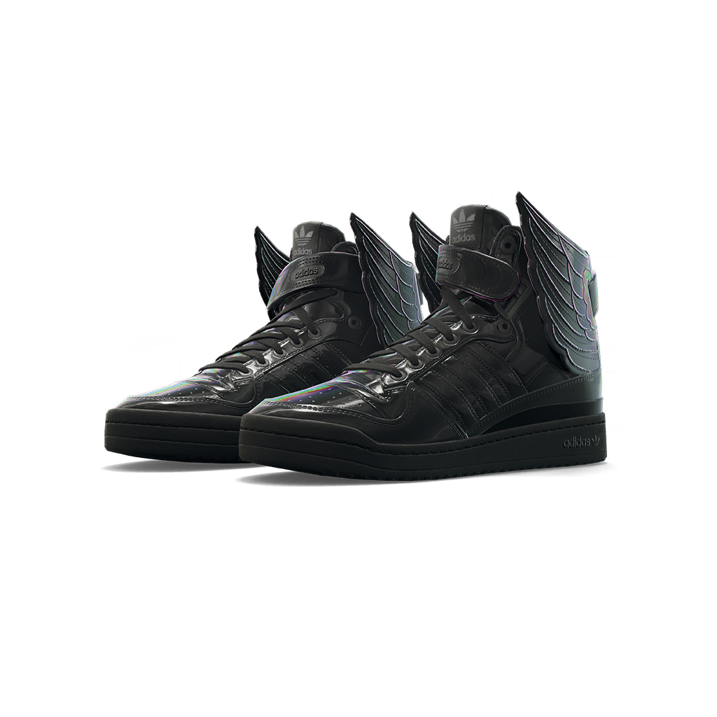 adidas Forum JS Wings 4.0 'Black Opal' Shoes