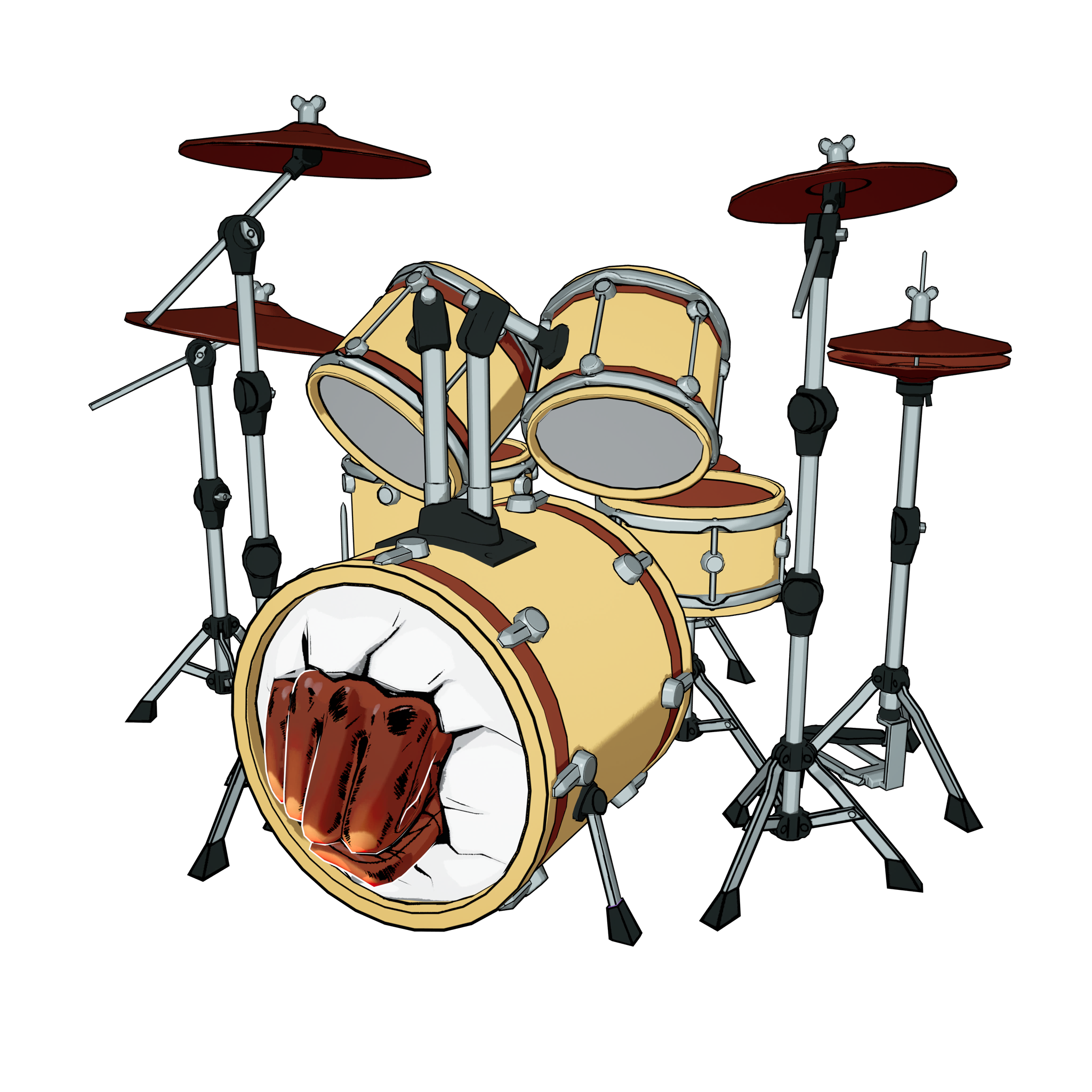 One Punch Kit Sparks_drum